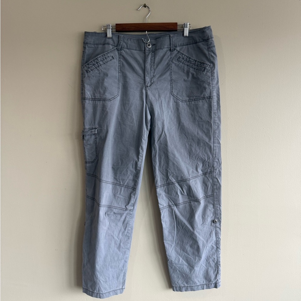Great Northwest Clothing Company Indigo Gray Pants Convertible Capri